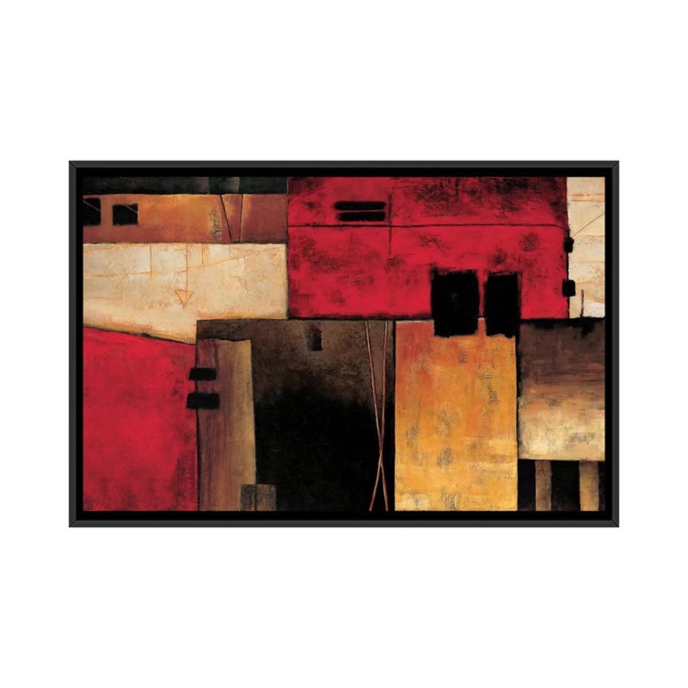 Black Framed Canvas. On The Horizon by Max Hansen Gallery.